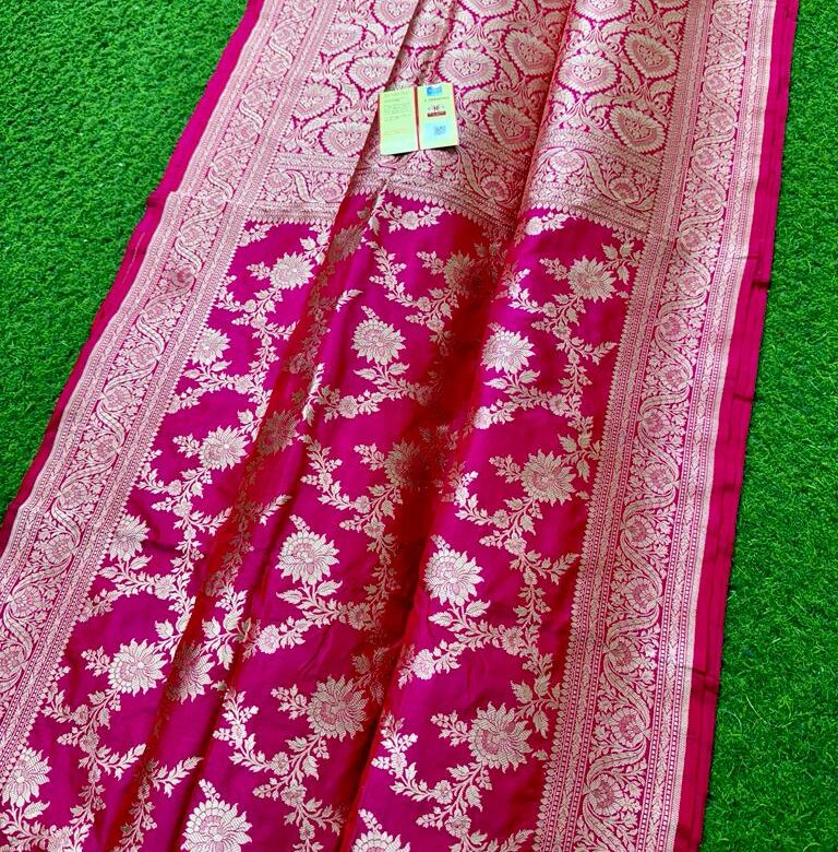 Banarasi Handloom Pure Katan Silk Weaving Sarees (8)