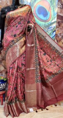 Banaras Munga Silk Sarees With Blouse (11)