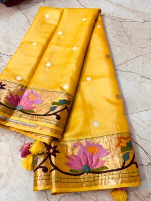 Elegant Pure Desi Tussar Silk Sarees (12)
