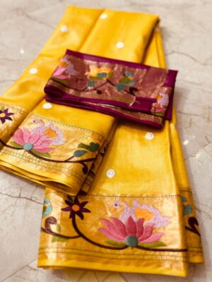Elegant Pure Desi Tussar Silk Sarees (5)