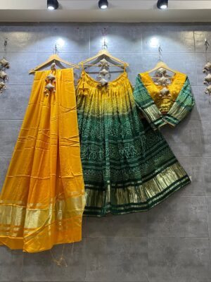 Exclusive Gajji Silk Lehangas Sets (2)