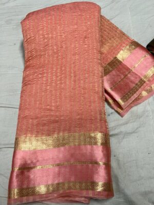 Handloom Banaras Stripes Sarees (7)