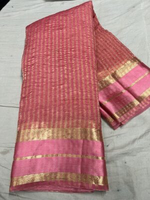 Handloom Banaras Stripes Sarees (8)