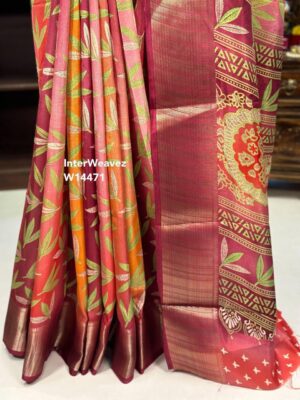 Latest Printed Art Silk Digital Printed Sarees (4)