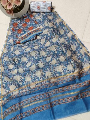 Pure Chanderi Silk Dress Materials (1)