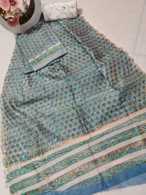 Pure Chanderi Silk Dress Materials (3)