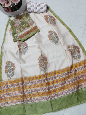Pure Chanderi Silk Dress Materials (8)