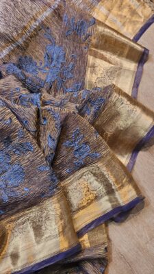 Pure Crush Tissue Silk Monotone Sarees (23)
