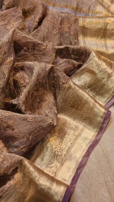 Pure Crush Tissue Silk Monotone Sarees (41)
