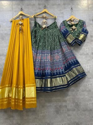 Pure Gajji Silk Lehangas Sets (11)