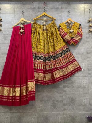Pure Gajji Silk Lehangas Sets (20)