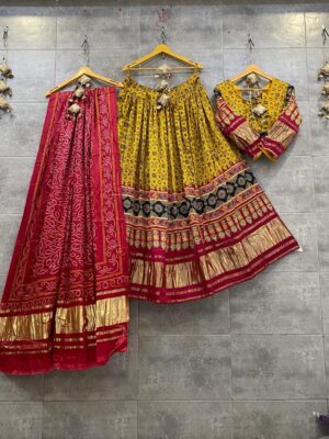 Pure Gajji Silk Lehangas Sets (25)