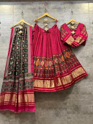 Pure Gajji Silk Lehangas Sets (27)