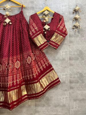 Pure Gajji Silk Lehangas Sets (29)