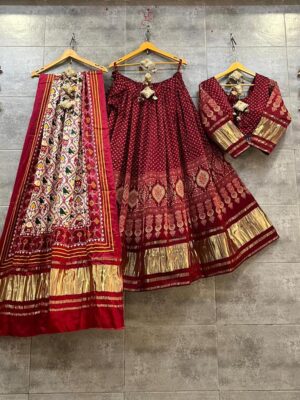 Pure Gajji Silk Lehangas Sets (34)
