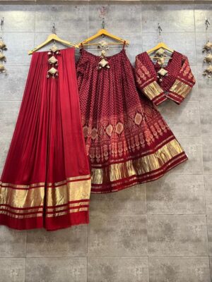 Pure Gajji Silk Lehangas Sets (37)