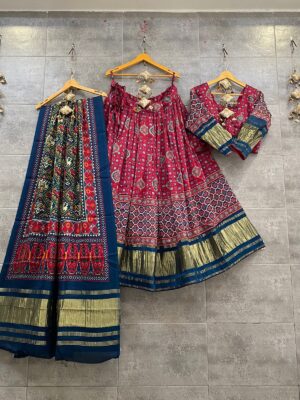 Pure Gajji Silk Lehangas Sets (4)
