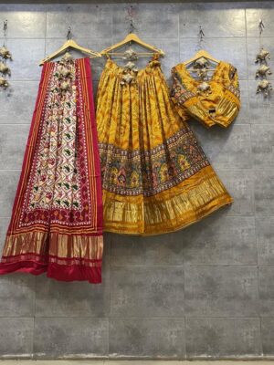 Pure Gajji Silk Lehangas Sets (44)