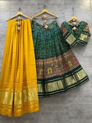 Pure Gajji Silk Lehangas Sets (45)