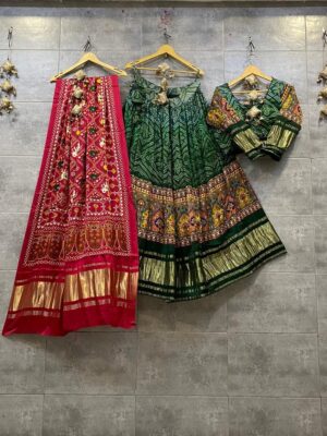 Pure Gajji Silk Lehangas Sets (49)
