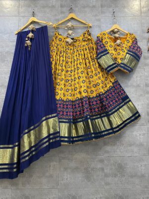 Pure Gajji Silk Lehangas Sets (6)