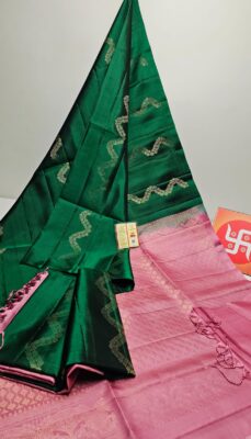 Pure Kanchipuram Silk Sarees With Blouse (16)