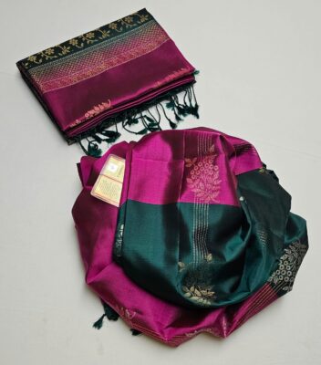 Pure Kanchipuram Silk Sarees With Blouse (21)