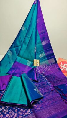 Pure Kanchipuram Silk Sarees With Blouse (23)