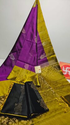 Pure Kanchipuram Silk Sarees With Blouse (29)