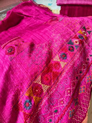 Pure Matka Silk Sarees With Blouse (13)