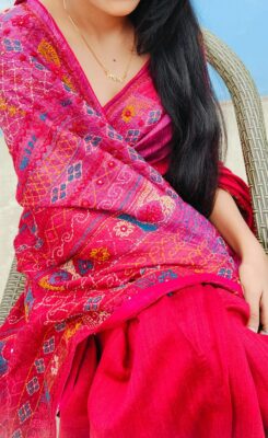 Pure Matka Silk Sarees With Blouse (21)