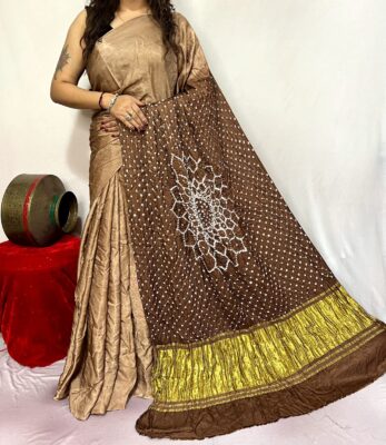 Pure Modal Silk Bandini Sarees (10)