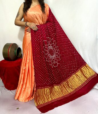 Pure Modal Silk Bandini Sarees (4)