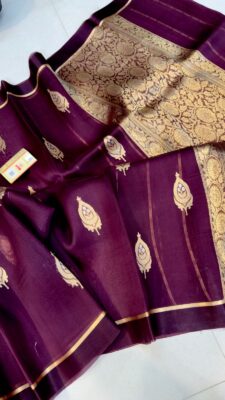 Pure Organza Silk Sarees With Price (19)