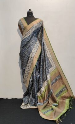 Pure Tussar Silk Printed Sarees With Price (11)