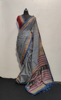 Pure Tussar Silk Printed Sarees With Price (33)