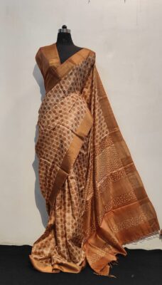 Pure Tussar Silk Printed Sarees With Price (7)