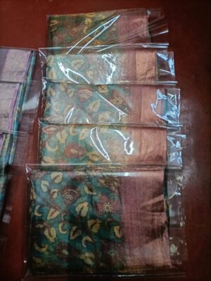 Pure Tussar Tissue Printed Sarees (3)