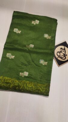 Pure Tussar With Embroidary Work (12)
