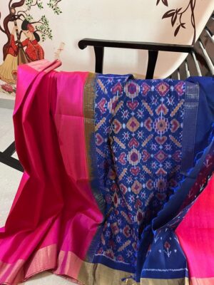 Raw Silk With Pochampally Pallu Sarees (1)