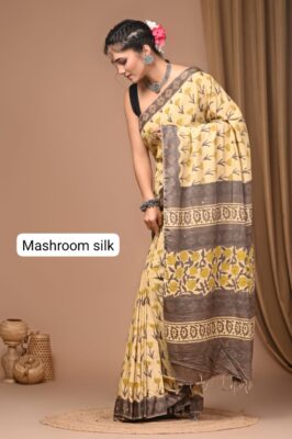 Latest Mashroom Dola Silk Sarees (15)
