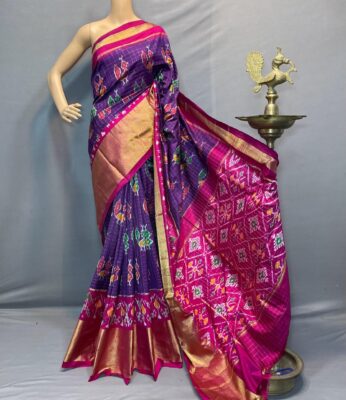 Pure Ikkath Silk Sarees With New Pattern (1)