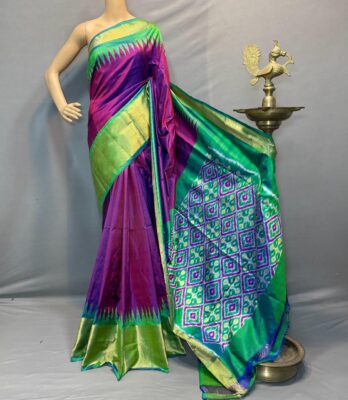 Pure Ikkath Silk Sarees With New Pattern (14)