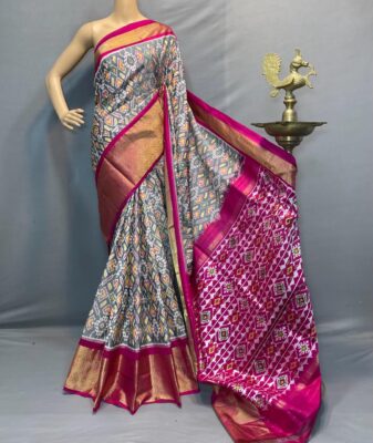 Pure Ikkath Silk Sarees With New Pattern (18)
