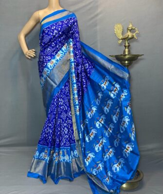 Pure Ikkath Silk Sarees With New Pattern (2)