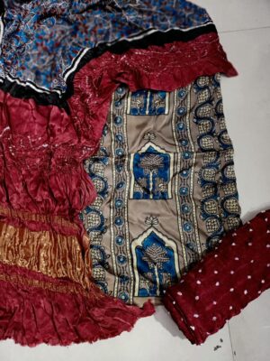 Ajakh Printed Modal Silk Dresses (1)