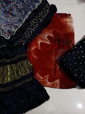 Ajakh Printed Modal Silk Dresses (2)