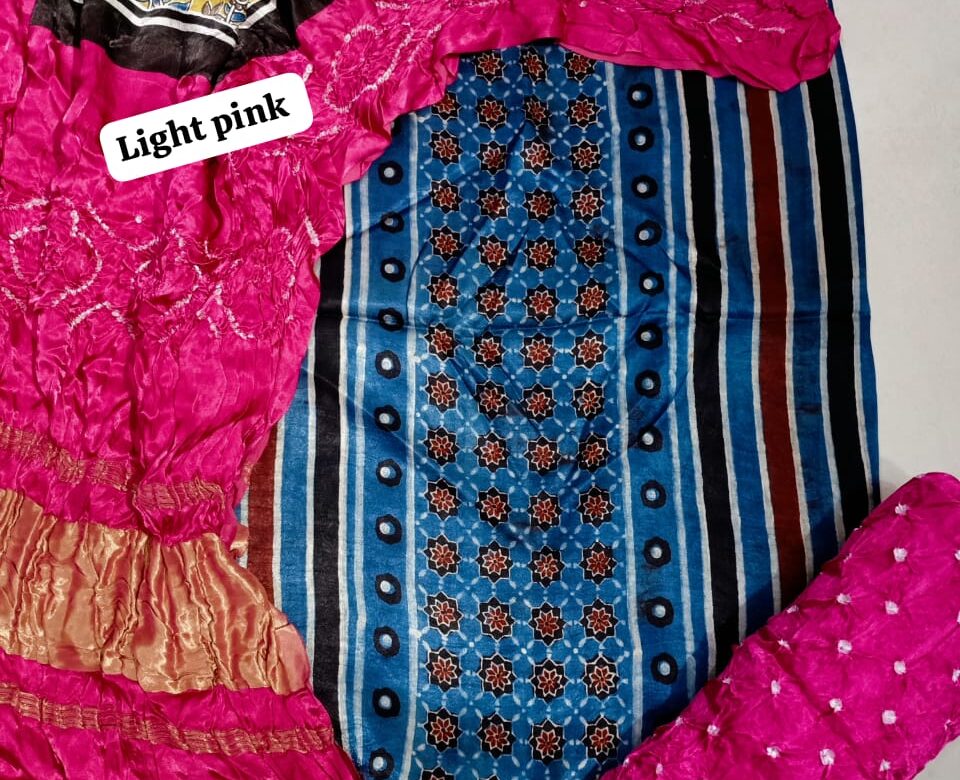 Ajakh Printed Modal Silk Dresses (8)