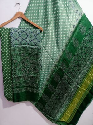 Ajrakh Printed Modal Silk 3 Piece Dresses (22)