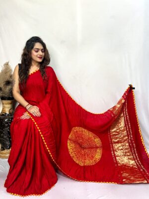 Beautiful Designer Modal Silk Sarees (1)
